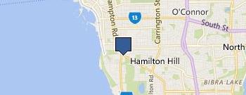 Fremantle Counselling & Psychological Services location map