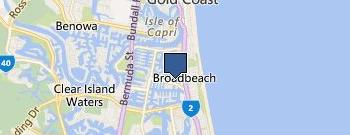 Freshwater Point Resort location map