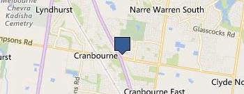 Genesis Cranbourne location map