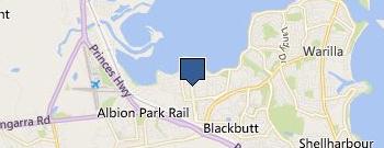 Geoff Gilroy Bathrooms location map