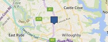 Gordon BusinessPrint location map