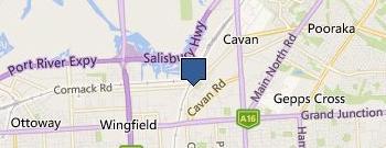 Kanga location map