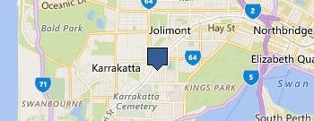 Kingsley Psychology Services location map