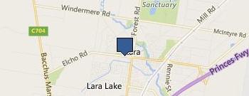 Lara Physiotherapy Health Network location map