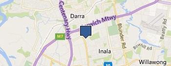 Laser Central location map