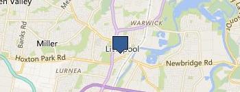 Liverpool Rental Specialists location map