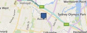 LJ Hooker Auburn location map