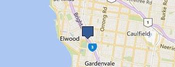 LJ Hooker Brighton location map