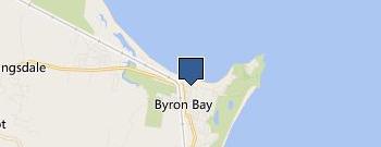 LJ Hooker Byron Bay location map