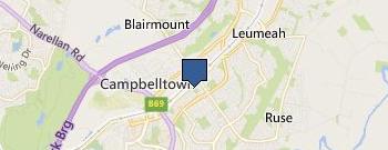 LJ Hooker Campbelltown location map