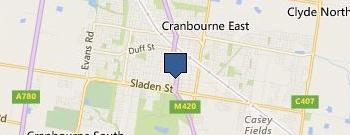 LJ Hooker Cranbourne location map