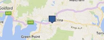 LJ Hooker Erina location map