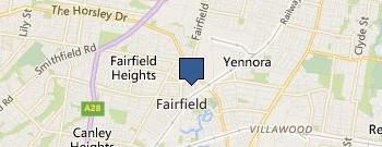 LJ Hooker Fairfield location map