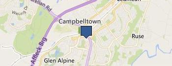 LJH Commercial Campbelltown location map