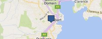 LJH Commercial Hobart location map