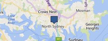 LJH Commercial North Sydney location map