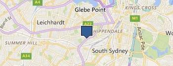 LJH Commercial Sydney City Fringe location map