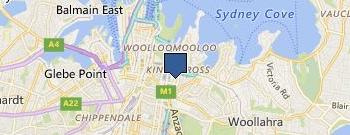 Man2Man Sydney location map