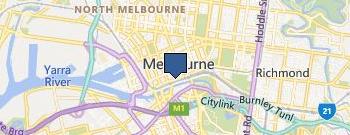 Melbourne River Cruises location map