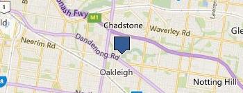 Oakleigh Recreation Centre location map