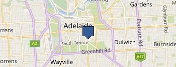 Optimise Physiotherapy location map