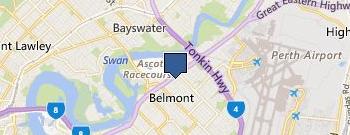 Palms Restaurant location map
