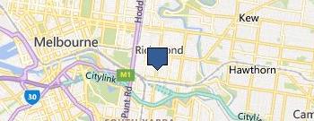 Richmond Physiotherapy Clinic location map
