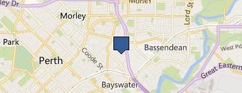 Showtime Limousines Perth location map