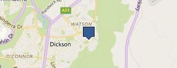 Sports Medicine Australia ACT Branch location map