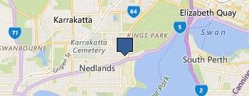 St Catherine's College UWA location map