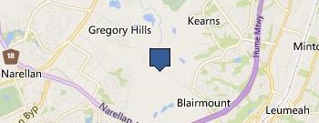 St Gregory's College location map