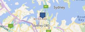 Sydney Physiotherapy location map