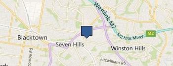 The Hills Detailing Centre location map