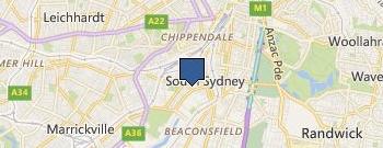 151 Degree Dental location map