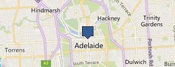 Adelaide City Dental Care location map
