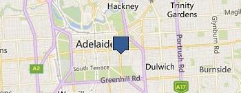 Adelaide Locksmiths location map