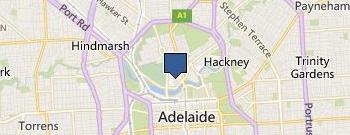 Adelaide Oval Function Centre location map