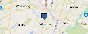 Algester Electrical location map