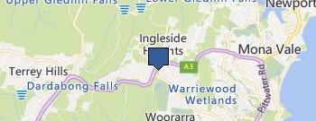 Anthony's Secret Gardens location map