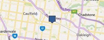 Aqua Plumbing Melbourne location map