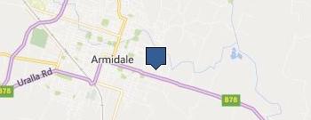 Armidale Tourist Park location map
