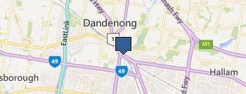 Autobarn Dandenong location map