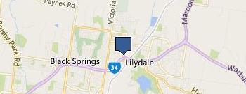 Battery World Lilydale location map