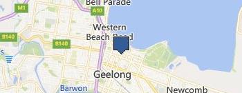 Bikram Yoga Geelong location map