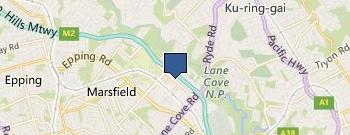 Blackwoods location map