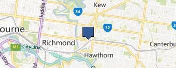 Bowls Victoria Inc location map