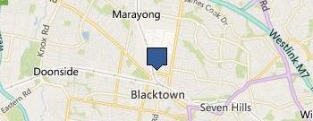 Bridgestone Select Blacktown location map
