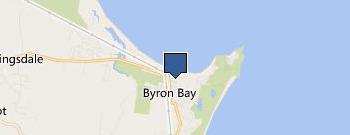 Byron Central Apartments location map