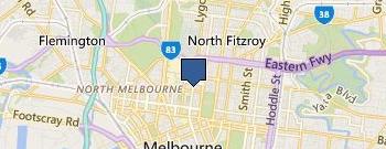 Cancer Council Victoria. location map