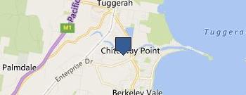 Central Coast BidJungle location map